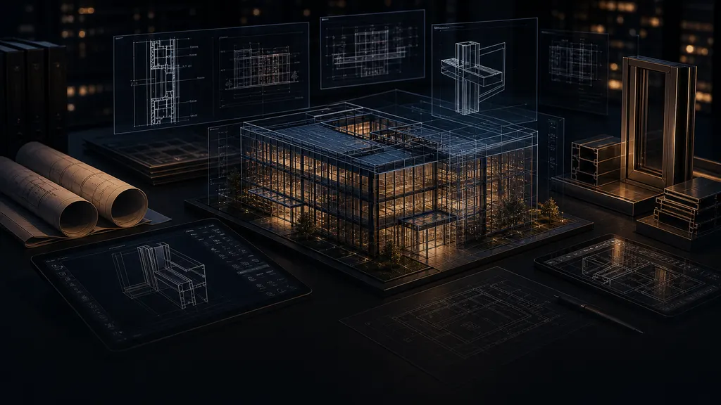 BIM DWG PDF материалы для расчёта алюминиевых конструкций
